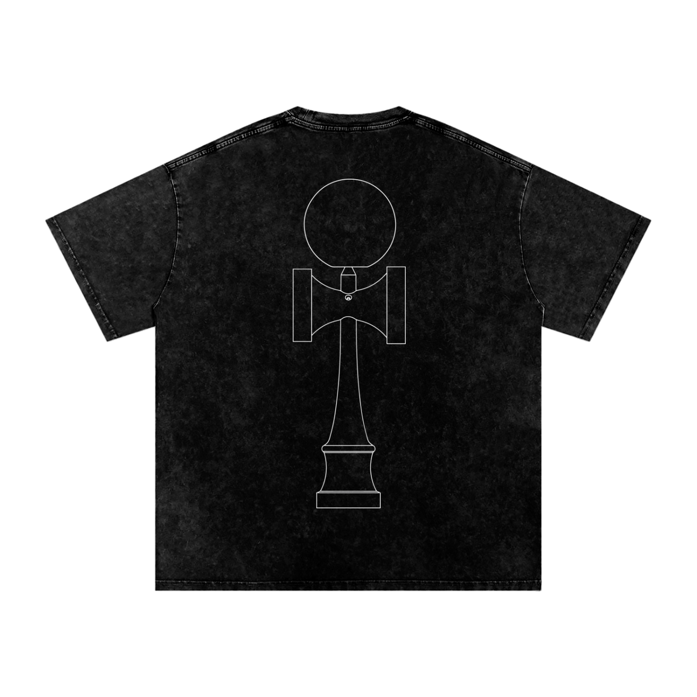 Separation Premium Washed Black Tee