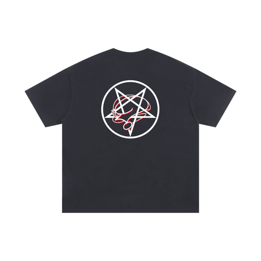 Classic PentaQuestion. Tee (White Design)