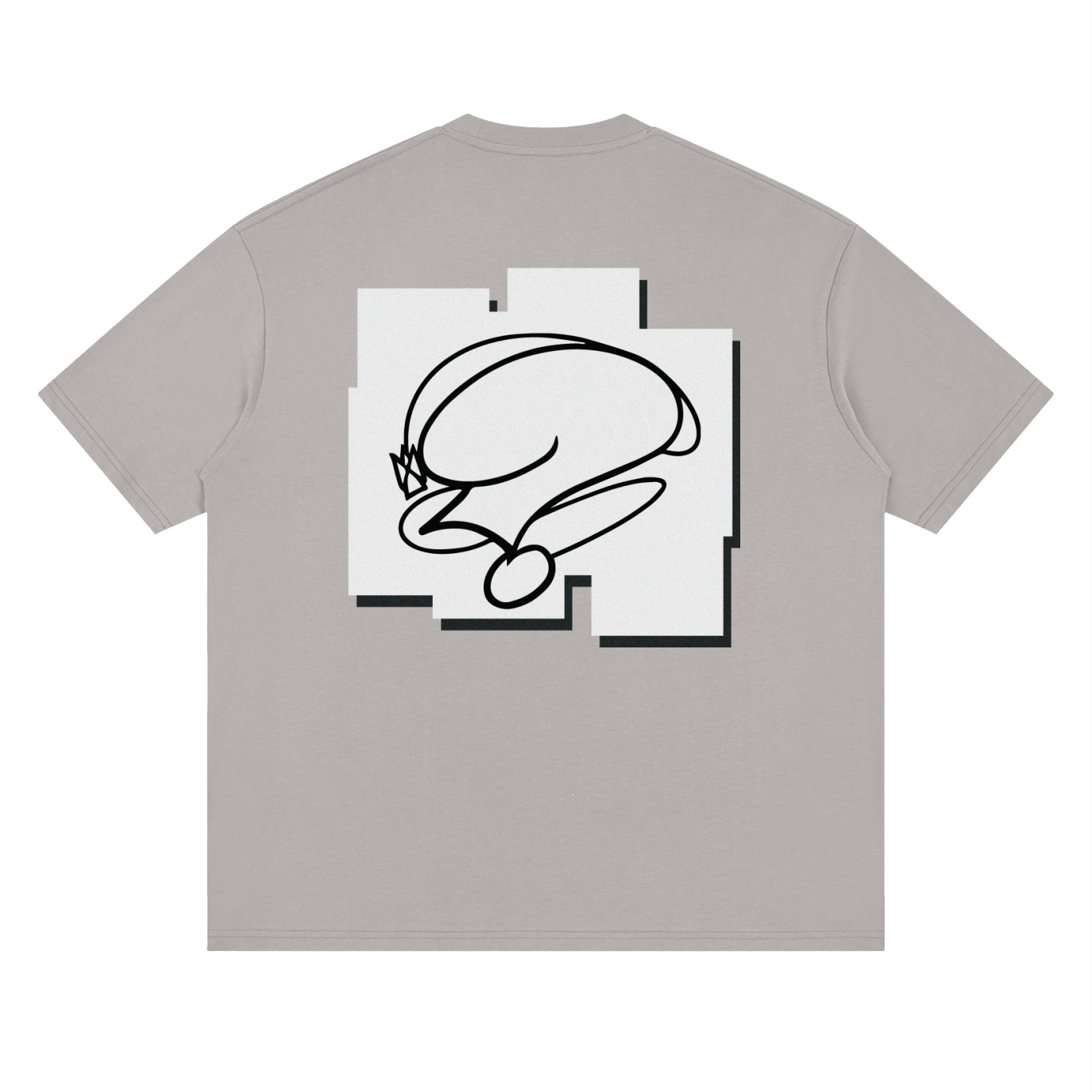 Classic Baked Tee (White Design)