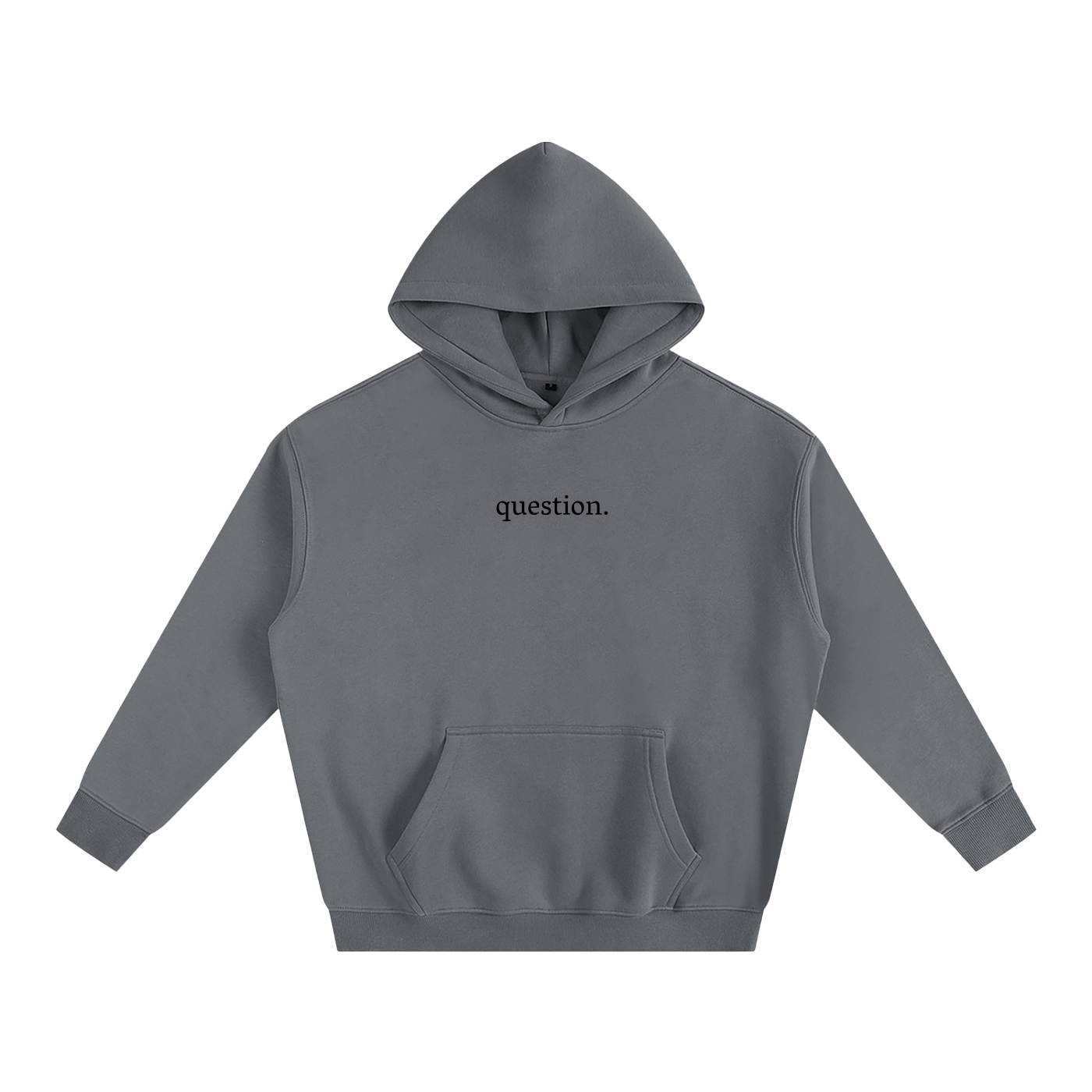 Basic Question. Oversize Fleeced Hoodie