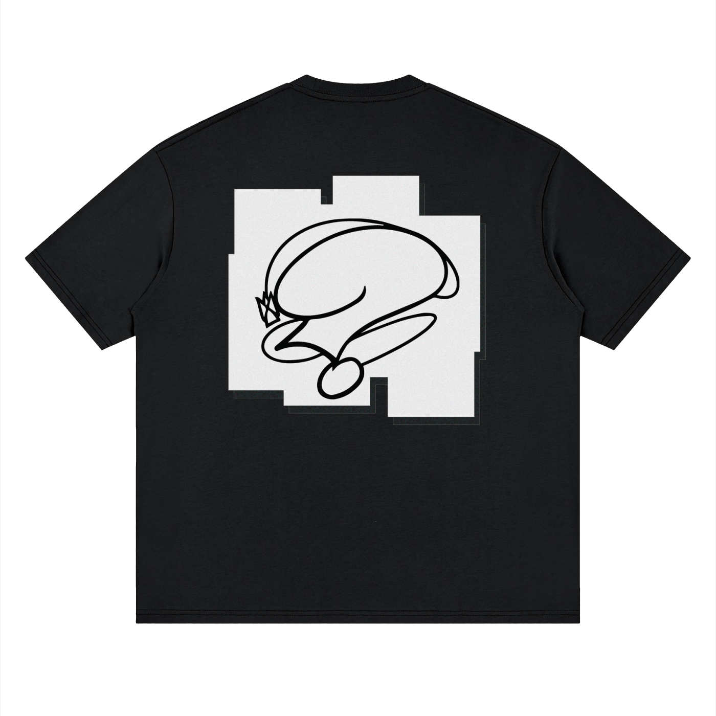 Classic Baked Tee (White Design)