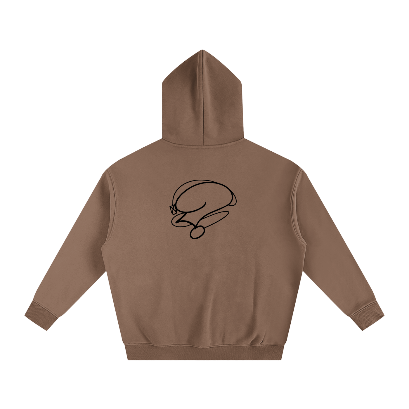 Basic Question. Oversize Fleeced Hoodie