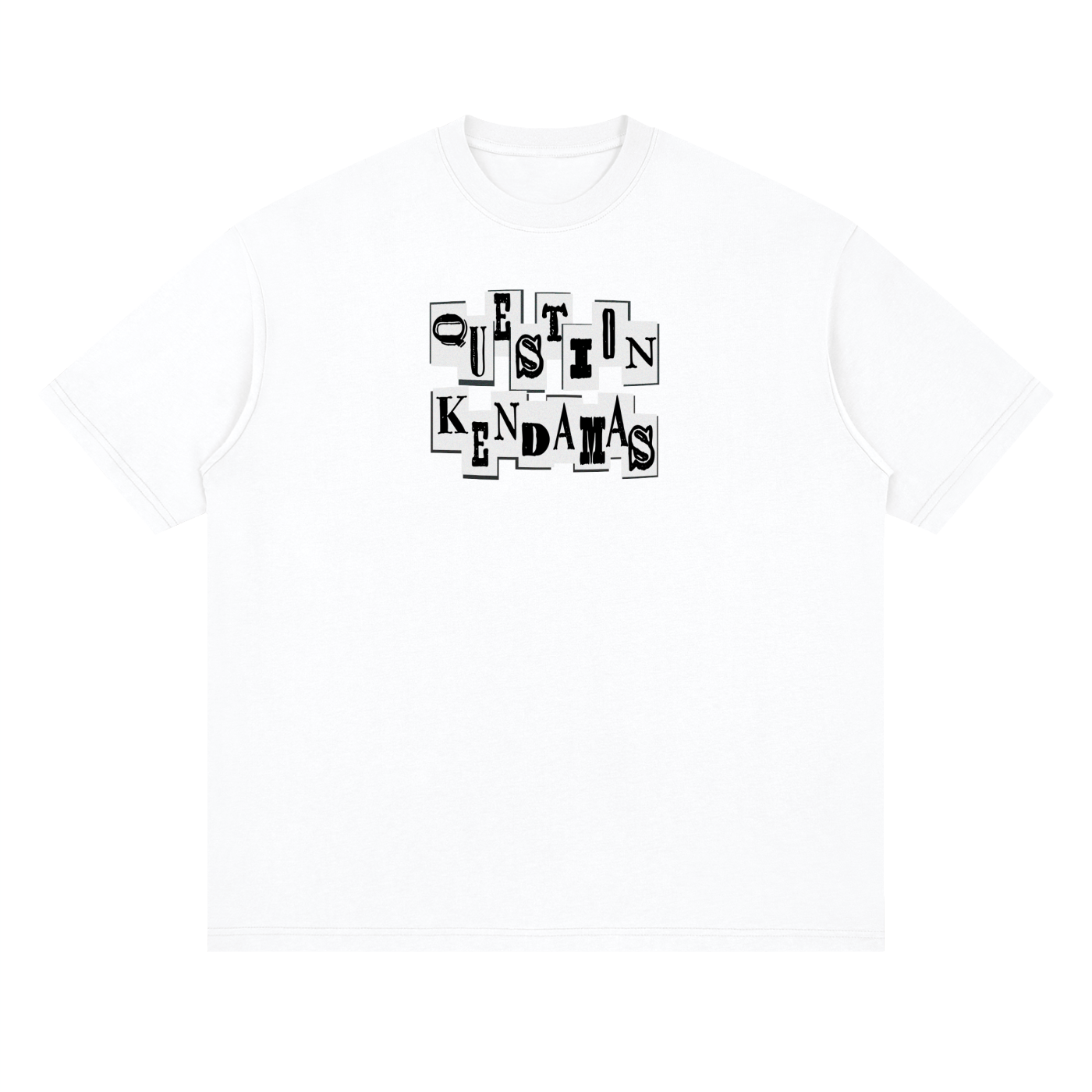 Classic Baked Tee (White Design)