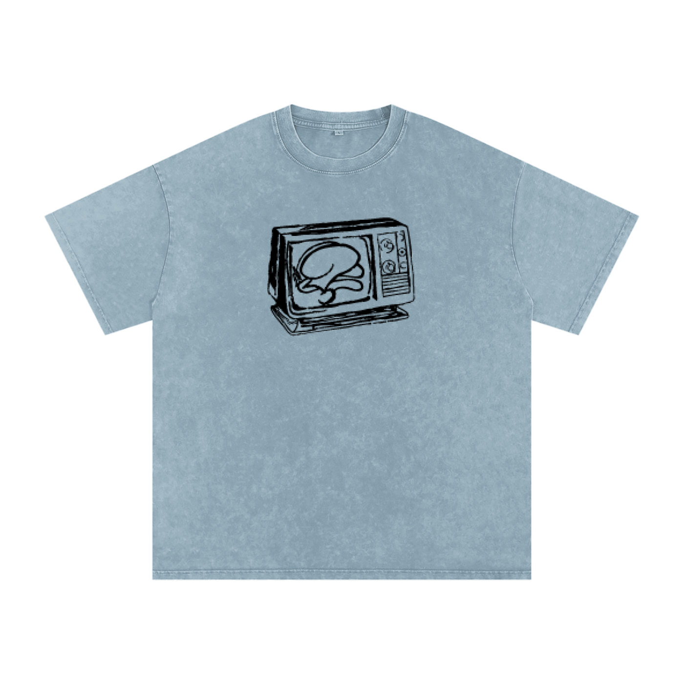 Snow Washed Question TV. Tee