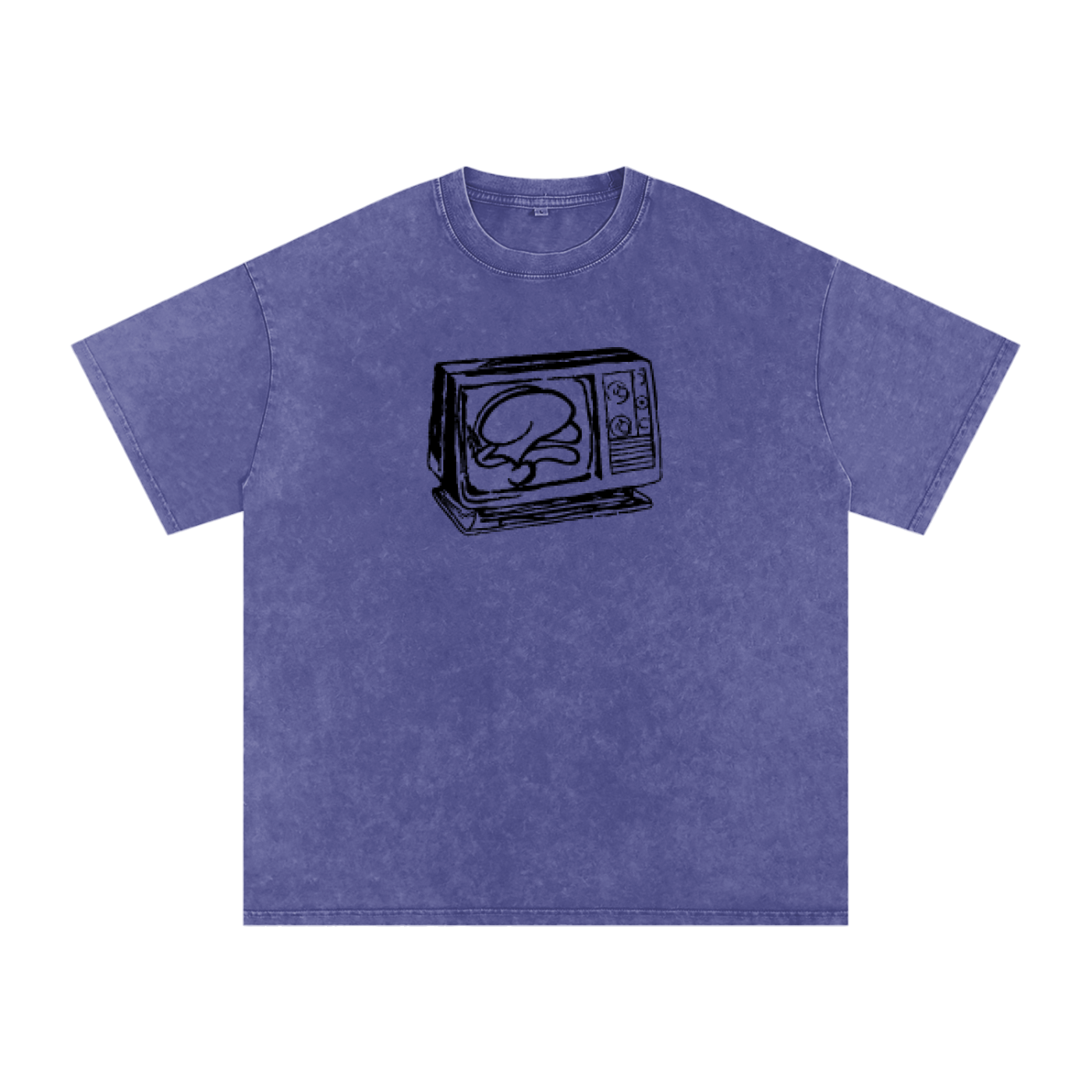 Snow Washed Question TV. Tee