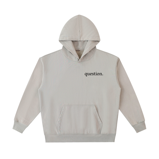 Pocket PentaQuestion Vintage Washed Heavyweight Hoodie
