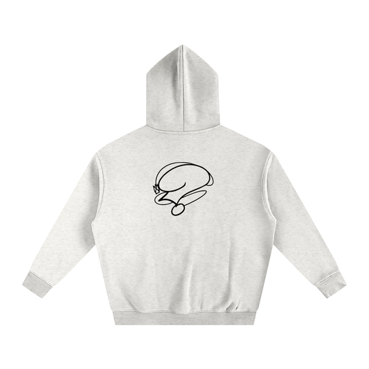 Basic Question. Oversize Fleeced Hoodie