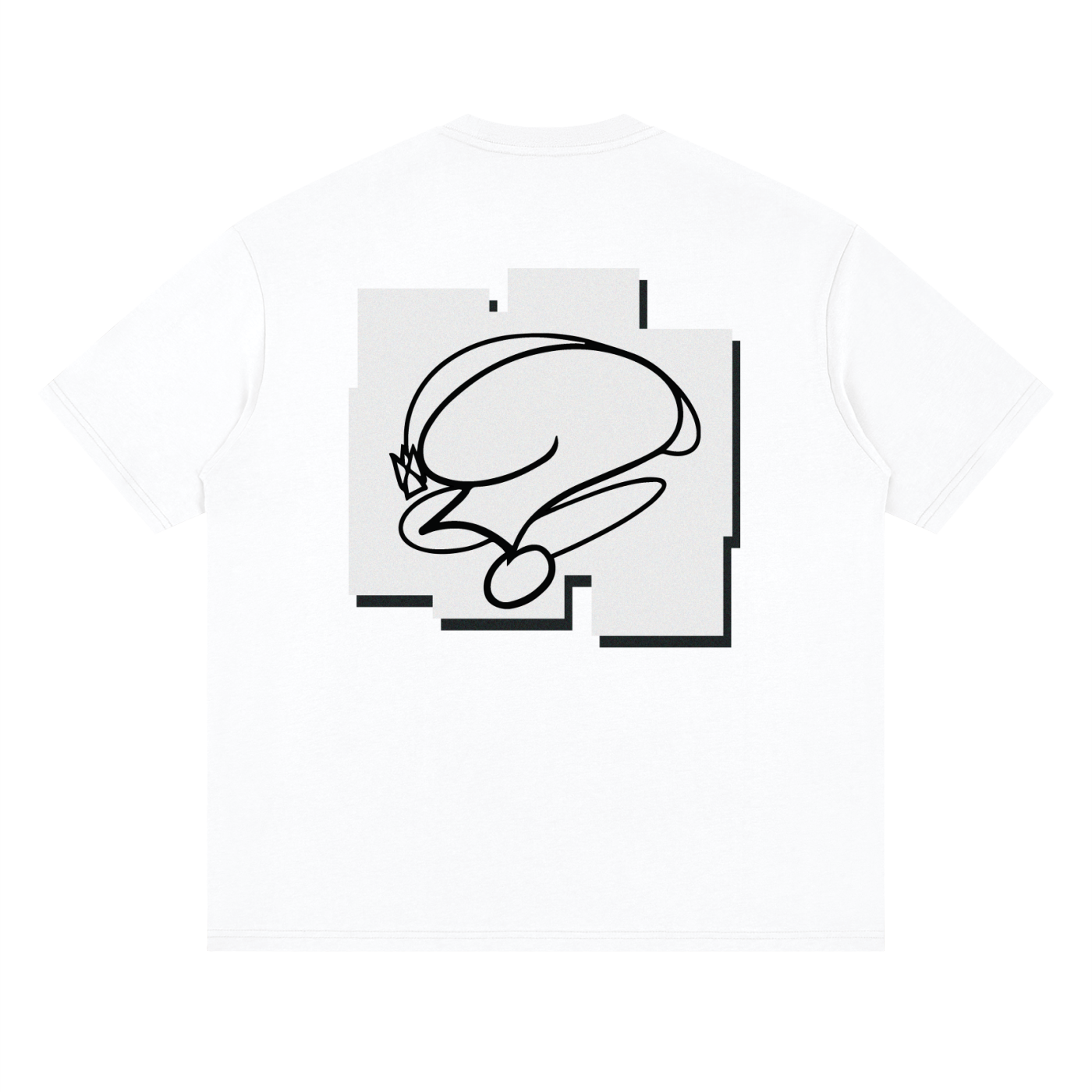 Classic Baked Tee (White Design)