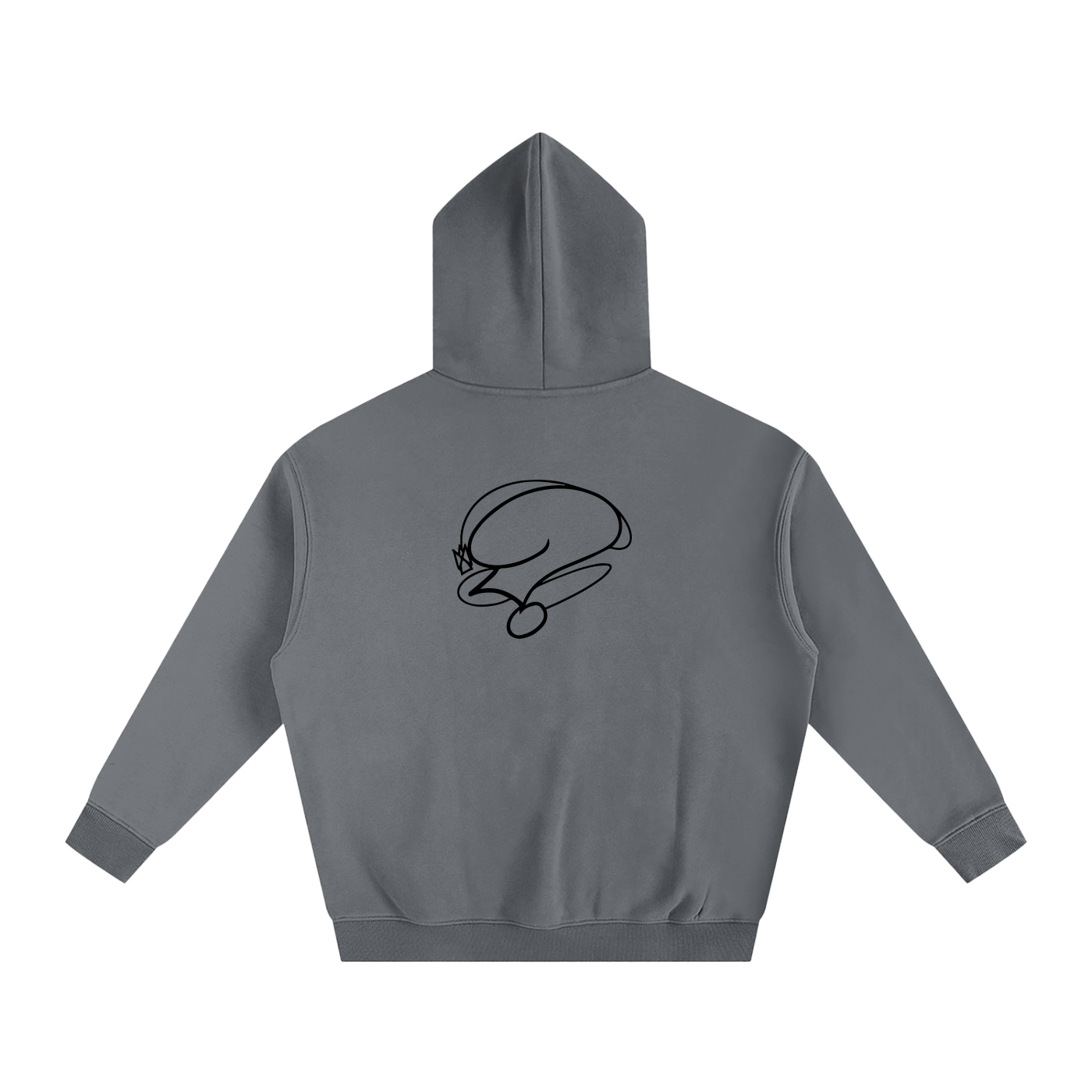 Basic Question. Oversize Fleeced Hoodie