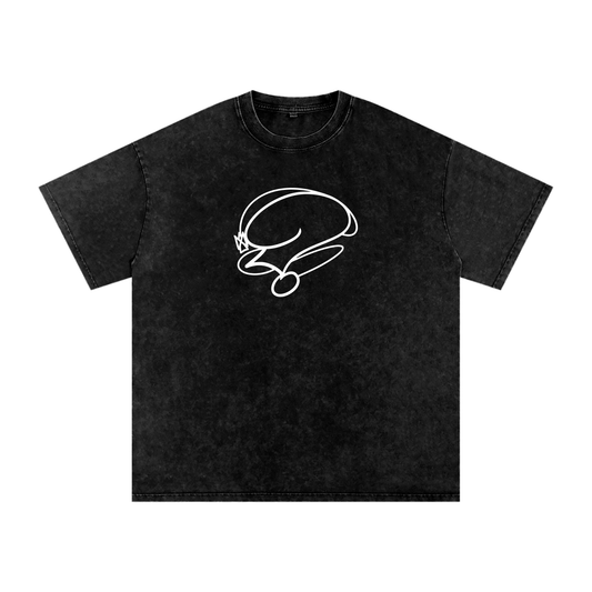 Separation Premium Washed Black Tee